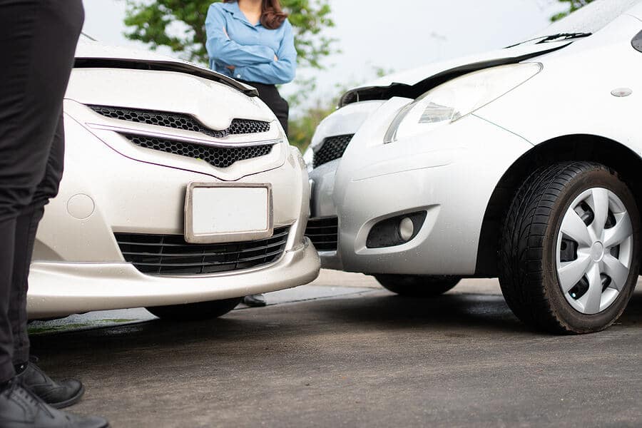 accidente con guardabarros